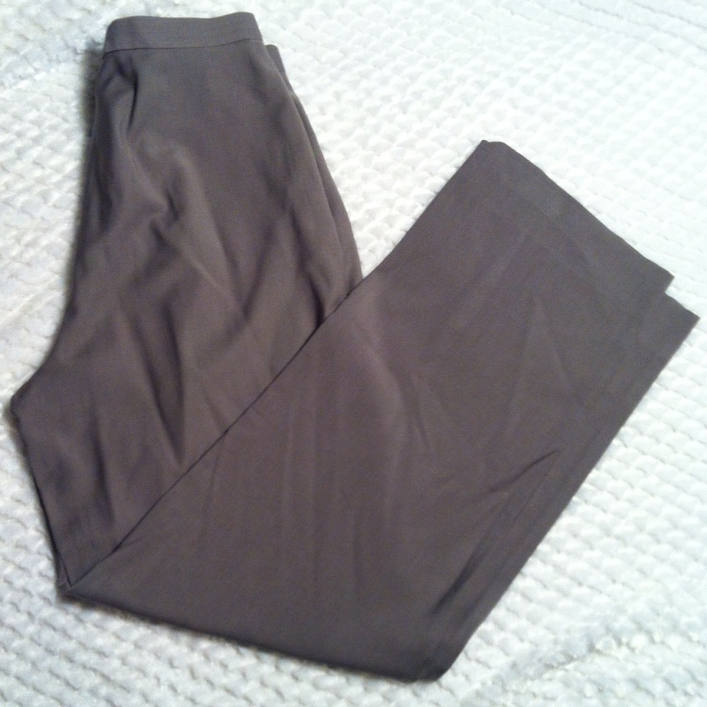 Armani Collezioni Gray Wool Slacks